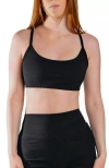 Cheeky Cherry Leakproof Scoop Bralette In Black