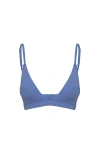 Cheeky Cherry Ultra Smooth Triangle Bralette In Blue