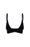 Cheeky Cherry Ultra Smooth Triangle Bralette In Black