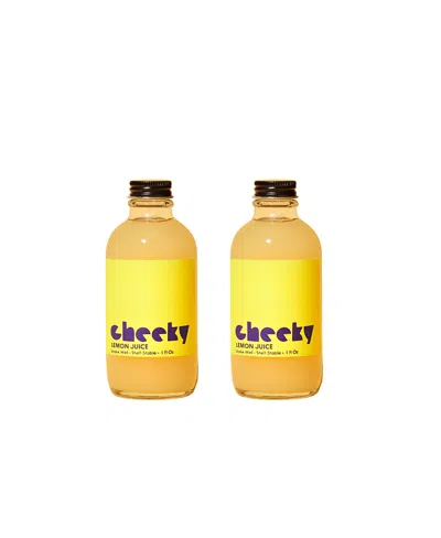Cheeky Cocktails 100% Lemon Juice, 4 Fl oz (pack Of 2)