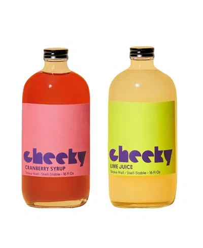 Cheeky Cocktails Cosmopolitan Set - 16oz In Multi