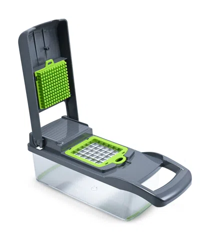 Cheer Collection 10-in-1 Vegetable Slicer And Chopper In Gray