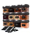 Cheer Collection 12pc Airtight Food Storage Container Set