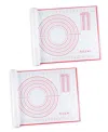 Cheer Collection 2 Pack Dough Pastry Baking Mat, 16" X 20" In White