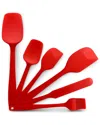 Cheer Collection 6pc Silicone Spatula Set
