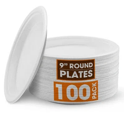 Cheer Collection Dinner Plate In White