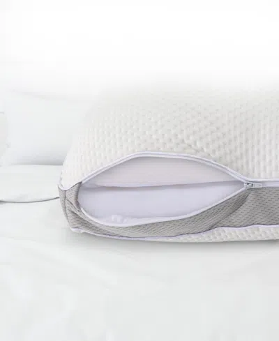 Cheer Collection Dual-sided Memory Foam Pillow, Standard In White