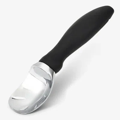 Cheer Collection Heavy Duty Ice Cream Scooper With Comfortable Grip Handle And Lid Opener In Stainless Steel
