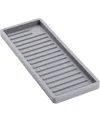 Cheer Collection Soap And Sponge Holder In Gray