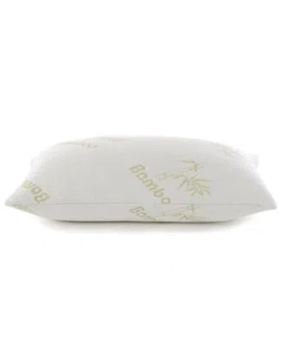 Cheer Collection Memory Foam Body Pillow In White