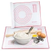 Cheer Collection Non-stick Dough Pastry Baking Mat In White