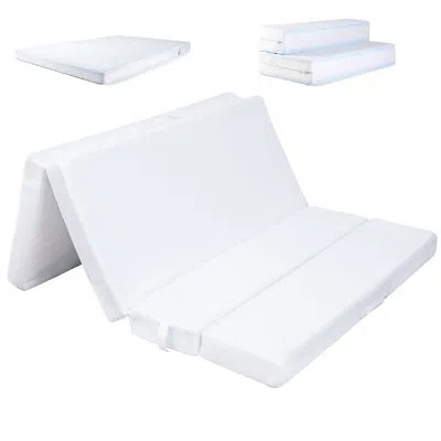 Cheer Collection Plush Gel Memory Foam Sofa Bed Mattress In White