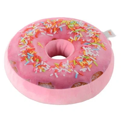 Cheer Collection Reversible Plush Donuts Throw Pillow In Multi