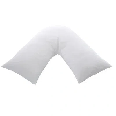 Cheer Collection Side Body Pillow Protector In White