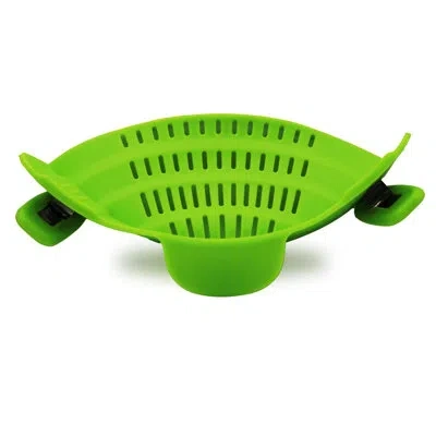 Cheer Collection Snap Colander In Green