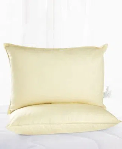 Cheer Collection Soft Airy Cotton Kapok 2 Pack Pillows In White