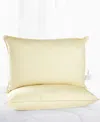 Cheer Collection Soft And Airy Cotton Kapok 2-pack Pillows, King In White