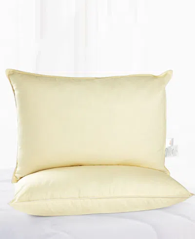 Cheer Collection Soft And Airy Cotton Kapok 2-pack Pillows, Standard/queen In White