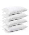 Cheer Collection Soft And Plush Bed Pillow Insert, 4-pack, Standard In White