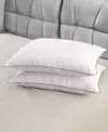 Cheer Collection Soft And Silky Cotton Kapok 2-pack Pillows, Standard/queen In White