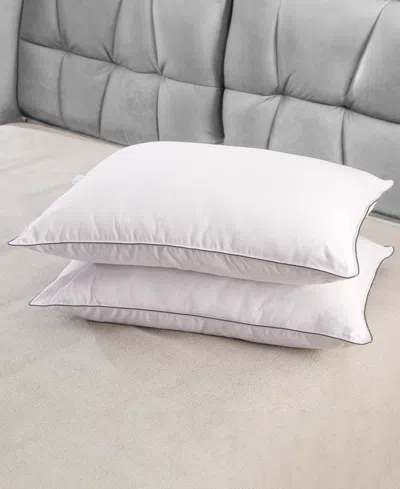 Cheer Collection Soft And Silky Cotton Kapok 2-pack Pillows, Standard/queen In White
