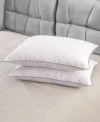 Cheer Collection Soft Silky Cotton Kapok 2 Pack Pillows In White