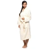Cheer Collection Terry Cloth Bathrobe In Dark Blue