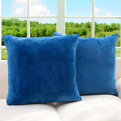 Cheer Collection Throw Pillow In Blue