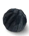 Cheer Collection Ultra Soft Ball Decorative Pillow, 10" X 10" In Blue