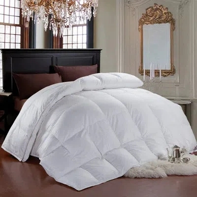 Cheer Collection Wccmf Microfiber Comforter In White
