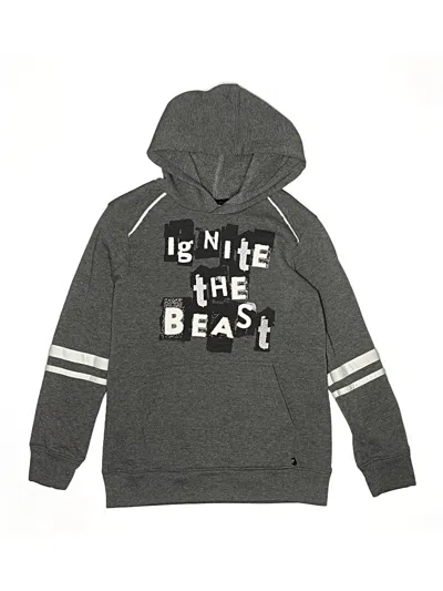 Pre-owned Cheetah Kids' Pullover Hoodie In Gray