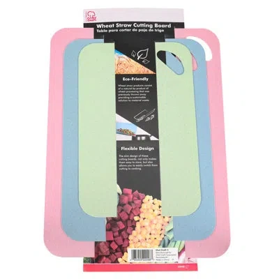 Chef Craft 3-piece Wheat Straw Cutting Board Set