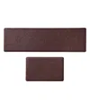 Chef Gear Marni Fatigue-resistant 2-pc. Kitchen Mat Set In Red