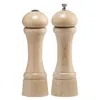 Chef Specialties 08200 8 Inch - 20cm Windsornatural Pepper Mill Salt Shaker Set In Brown