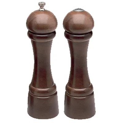 Chef Specialties 08302 8 Inch- 20cm Windsor - Ebony Pepper Mill/salt Mill Set