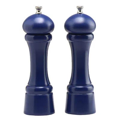 Chef Specialties 08702 8 In. Cobalt Blue Pepper Mill And Salt Mill Set
