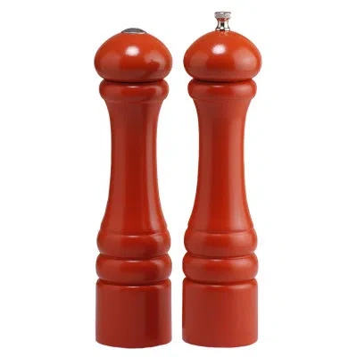 Chef Specialties 10" Imperial Pepper Mill & Shaker Set In Butternut