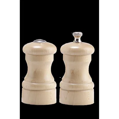 Chef Specialties 4300 4 In. Capstan Pepper Mill Salt Shaker Set