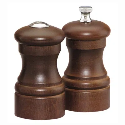 Chef Specialties Capstan Salt And Pepper Shaker Set In Walnut