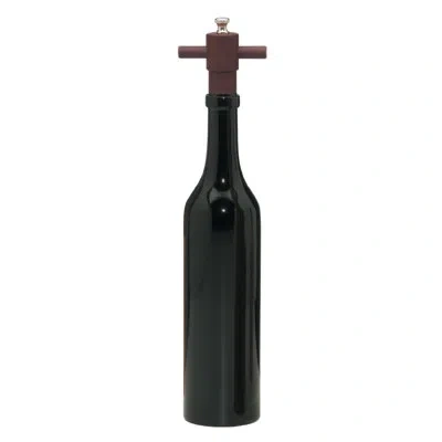 Chef Specialties Chateau Wine Bottle Pepper Grinder In Ebony