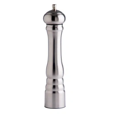 Chef Specialties Prentiss Pepper Grinder In Brushed Stainless Steel