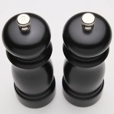 Chef Specialties Salem Salt And Pepper Grinder Set In Ebony