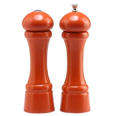 Chef Specialties Windsor Salt And Pepper Grinder Set In Butternut