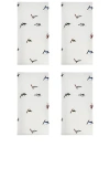 Chefanie Skier Dinner Napkins Set Of 4 In N,a