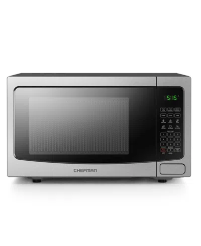 Chefman .1.1 Cubic Feet Microwave In Stainless