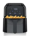 Chefman Turbo Fry 6 Quart Digital Air Fryer In Black