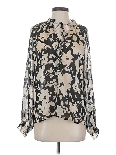 Pre-owned Chelsea & Theodore 3/4 Sleeve Blouse In Ivory
