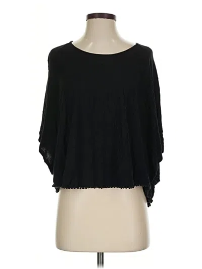 Pre-owned Chelsea & Theodore 3/4 Sleeve T-shirt In Black