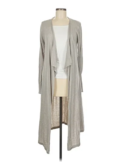 Pre-owned Chelsea & Theodore Cardigan Sweater In Gray