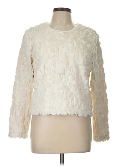 Pre-owned Chelsea & Theodore Cardigan Sweater In Ivory